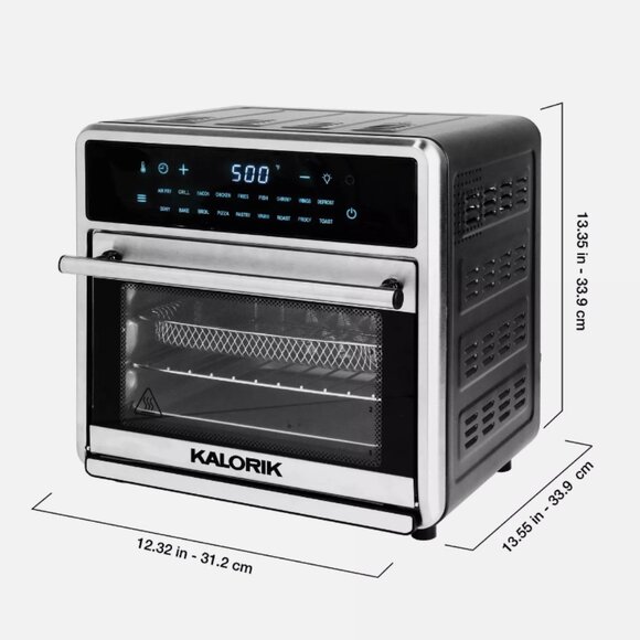 16 Quart Air Fryer Oven and Grill, Stainless Steel. ( new with box) - Picture 2 of 10